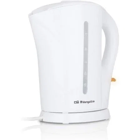 Orbegozo KT 6003 Hervidor de Agua 1.7L 1850-2200W Libre de BPA Filtro Extraíble Base Recogecables Orbegozo KT 6003 Hervidor de Agua 1.7L 1850-2200W Libre de BPA Filtro Extraíble Base Recogecables